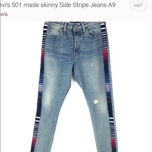 levis jeans side stripe